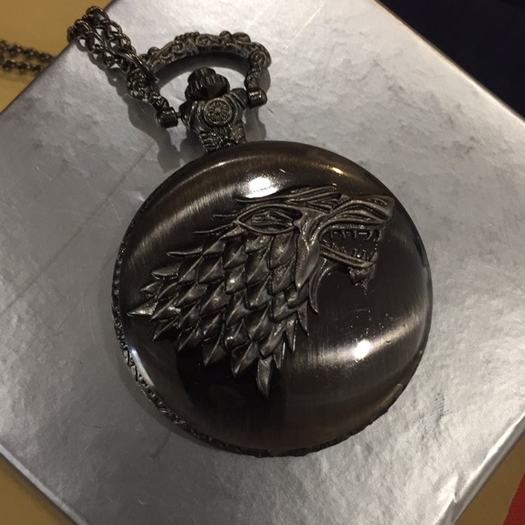 Game of Thrones Other - Stark House Family Crest Antique Pocket Watch/New